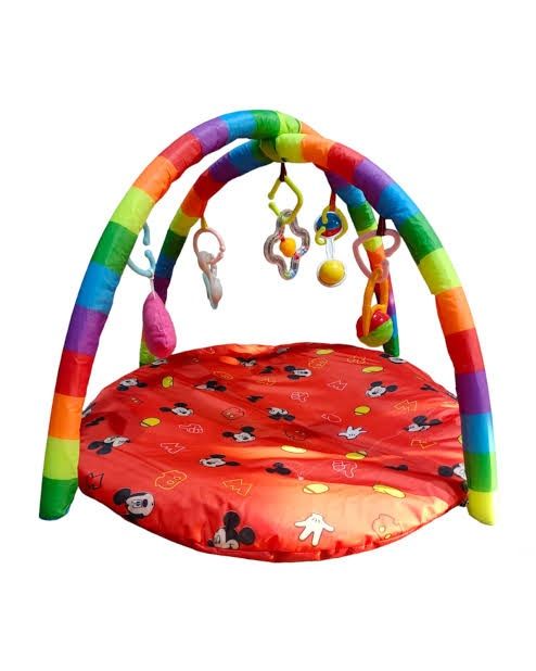 New Born Baby Play Gym With Hanging Rattles Born Baby Indoor Game Colorful Rattles Bqby Play Gym Matt