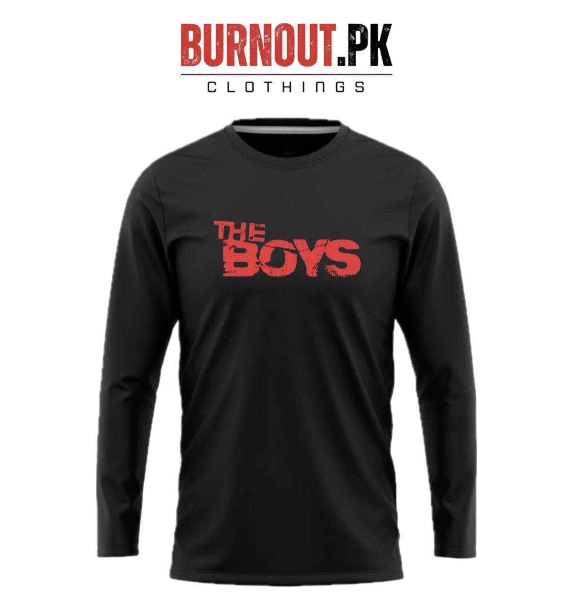 BURNOUT.PK NEW TRENDY SUMMER COLLECTION THE BOYS PRINTED FULL SLEEVE TSHIRTS FOR MENS