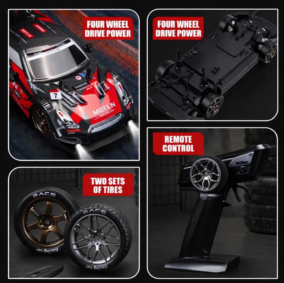 Rechargeable 4WD RC Sports Car | BMW M4 GT3 Remote Control Toy