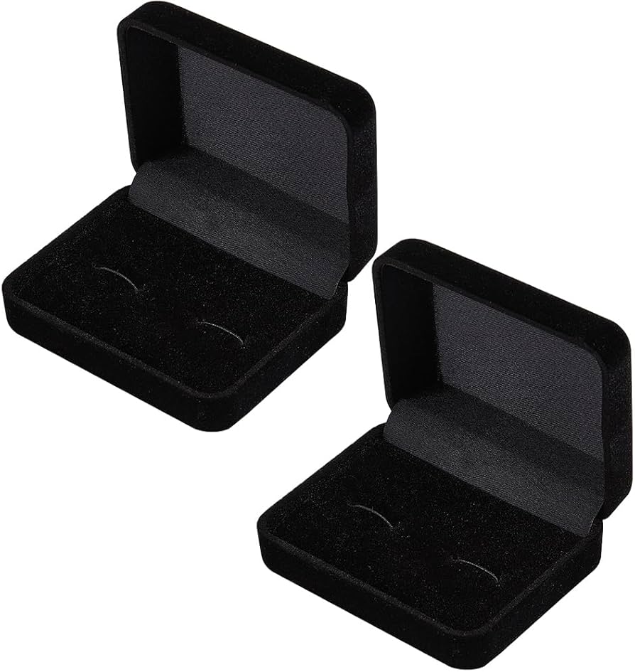 Cufflinks Storage Box | High Quality Cufflinks Storage Gift Case | Safe Your Cufflinks in a Best Quality Soft Cloth Material Box (1 Pcs)