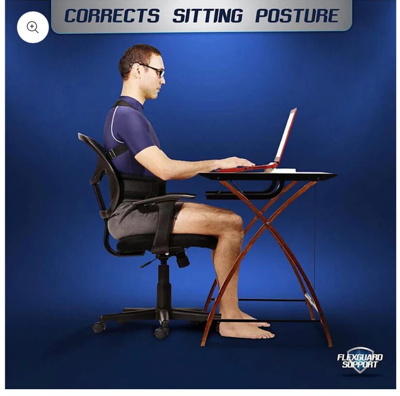 Posture Corrector & Back Support Belt | Back Pain Relief Shoulder Support | Adjustable Posture Belt