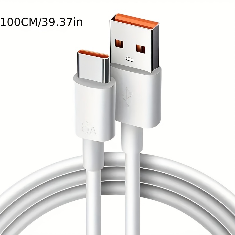 6A 33W Fast Charging Type-C Cable – Durable USB-C Data Cable for Fast Charging & Data Transfer