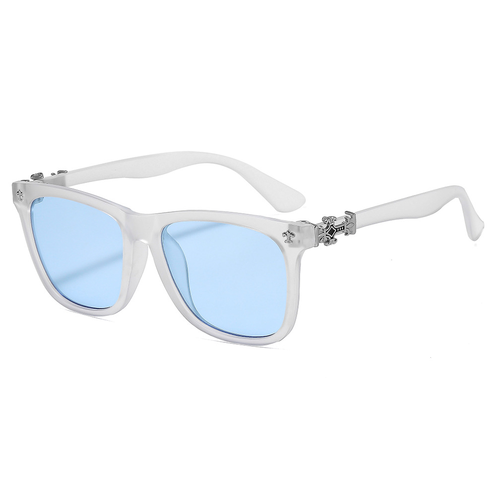 Samjune Fashion Glasses Frame Women Anti Blue Light Men Square Eyeglasses Vintage Prescription Eyewear