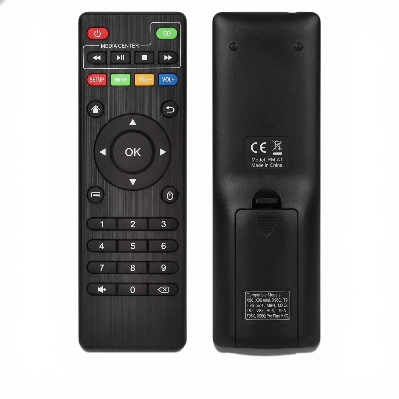 Smart Android TV Box Remote [X96 / X96Q / X96 Mini / T9] Remote Control Replacement For Android TV Box - MXQ Pro 4K | H96 Pro+ | T95 | T95X | V88 | M8S | X96Q Pro Plus