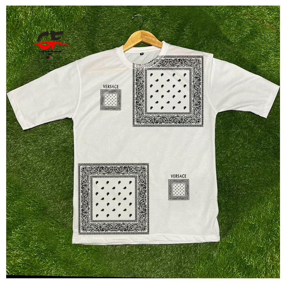 New stylish osm square printed summer drop shoulder tshirt for men