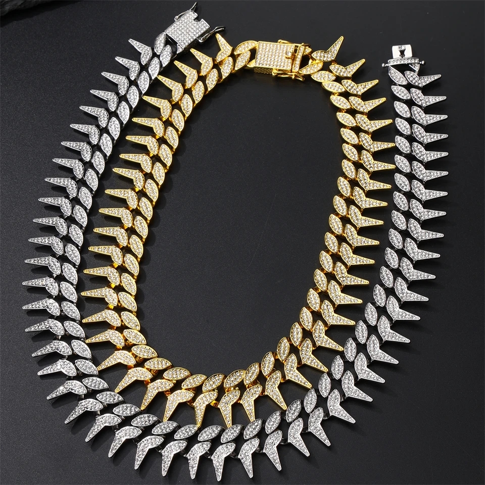 New diamond stone ICE chain for Boys and men