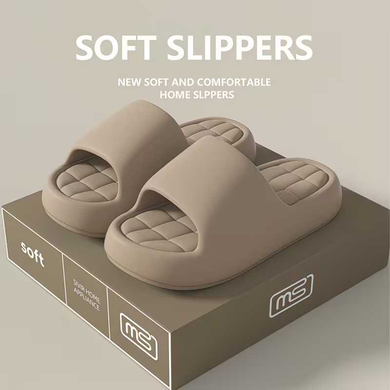 Fashion Women's Slippers Indoor Thick Soft Sole Anti-slip Wear-resistant Slides Bathroom EVA Indoor Men Summer Outdoor Shoes