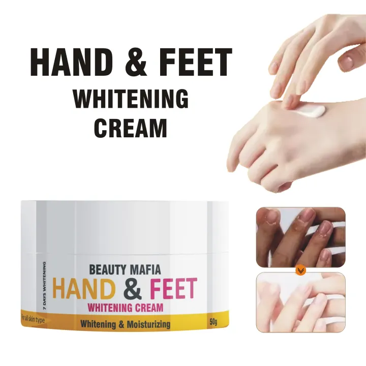 Beauty Mafia Hand & Feet Whitening Cream | Whitening & Moisturizing For Hand and Feet | 50g