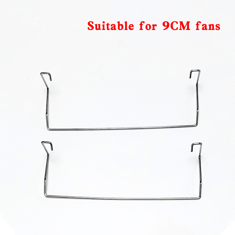 2PCS/lot 80/90/120MM Cooler Fan Buckle Computer CPU Cooling Fan Clips 304 Stainless Steel Wire Fastener Buckle Bracket