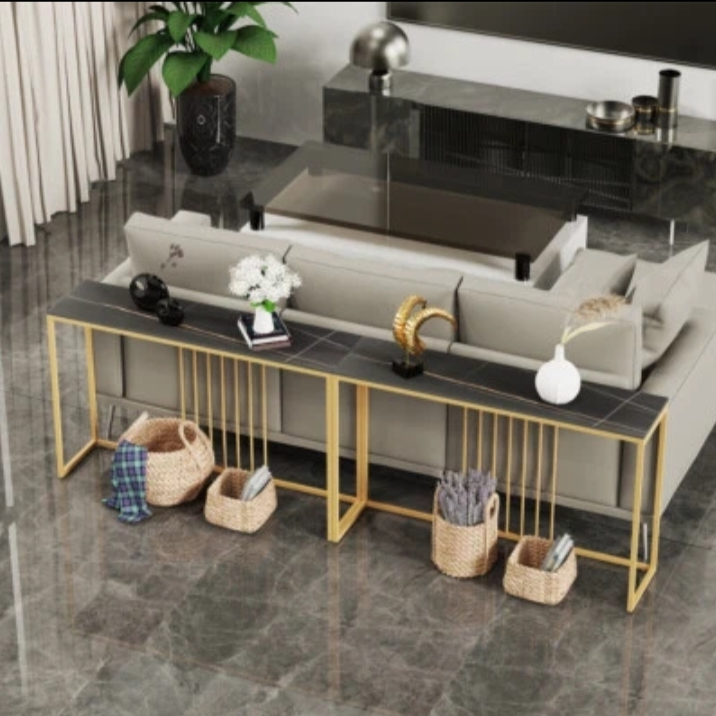 Marble and metal console table for every Room like entry way hallway