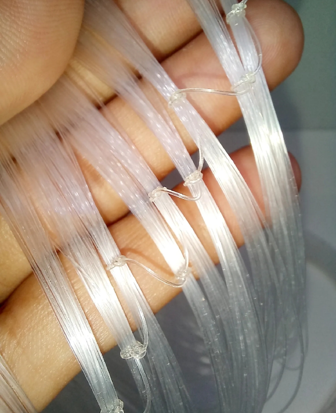 50Meter Fish Wire White Super Strong Mono filament Main Sinking fish Line Fish Wire All Sizes 0.3mm - 1mm Fish Wire, Nylon String Thread, Nylon Fish line, DIY Customize Art & Craft