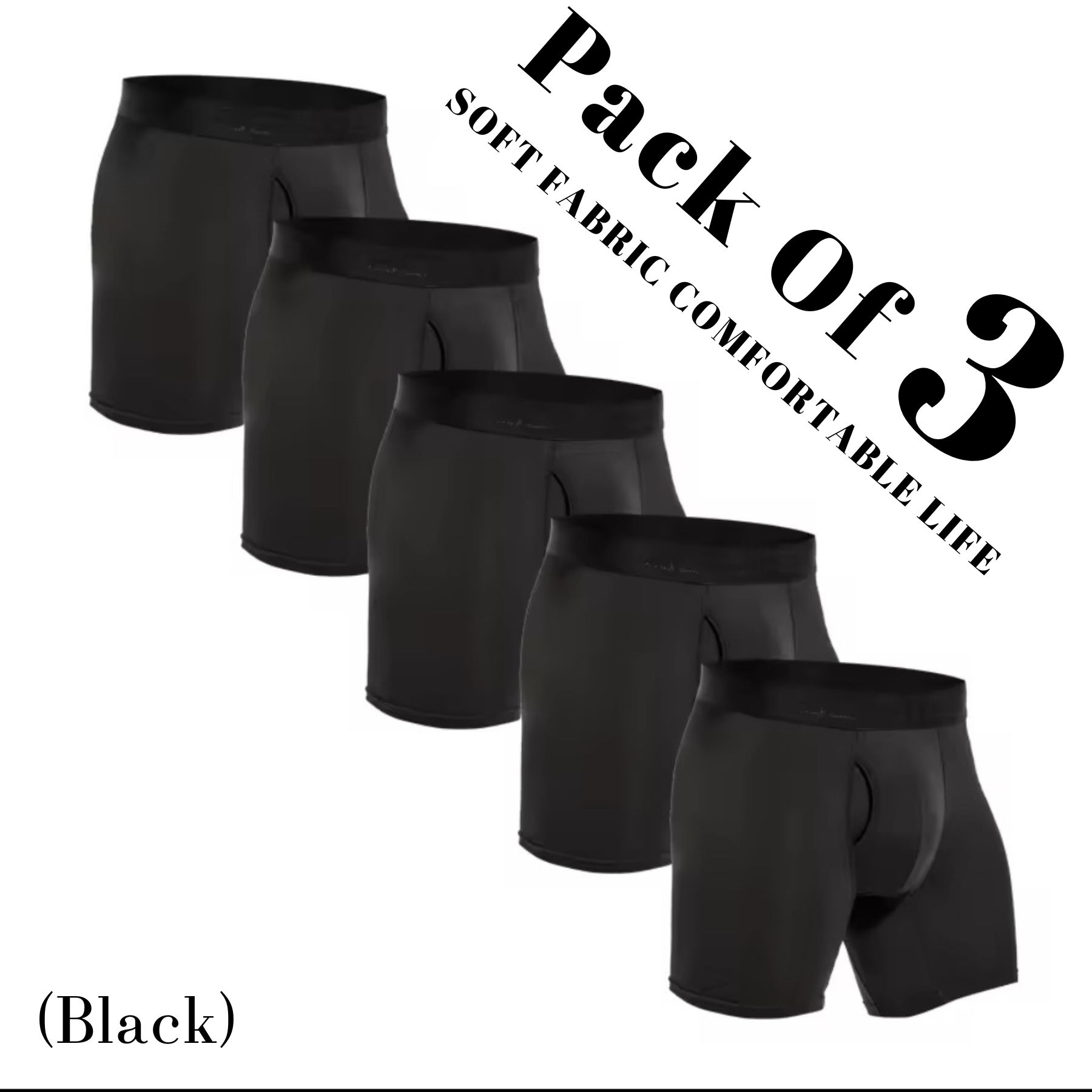 Pack Of 3 Underware Boxers For Mens| Underware Boxers For Boys | Brief Underware For Mens | Pack Of 3 - Random Colors