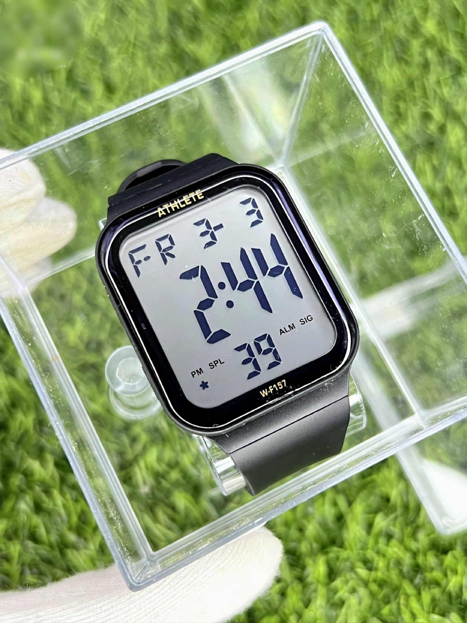 ATHLETE & LASIKA LED Digital Sport Watch for Men & Women | Waterproof Unisex Sports Watch | Student Digital Watch | Stopwatch & Alarm Clock | Square Shape Wrist Watch for Boys, Girls, Kids & Teen Age Students | Original Watch + Box