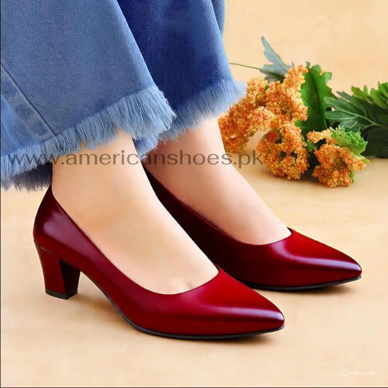 American Block Heel Pumps & Court Shoes Classic Design Elegant Heels for Everyday Wear European Coat Shoes