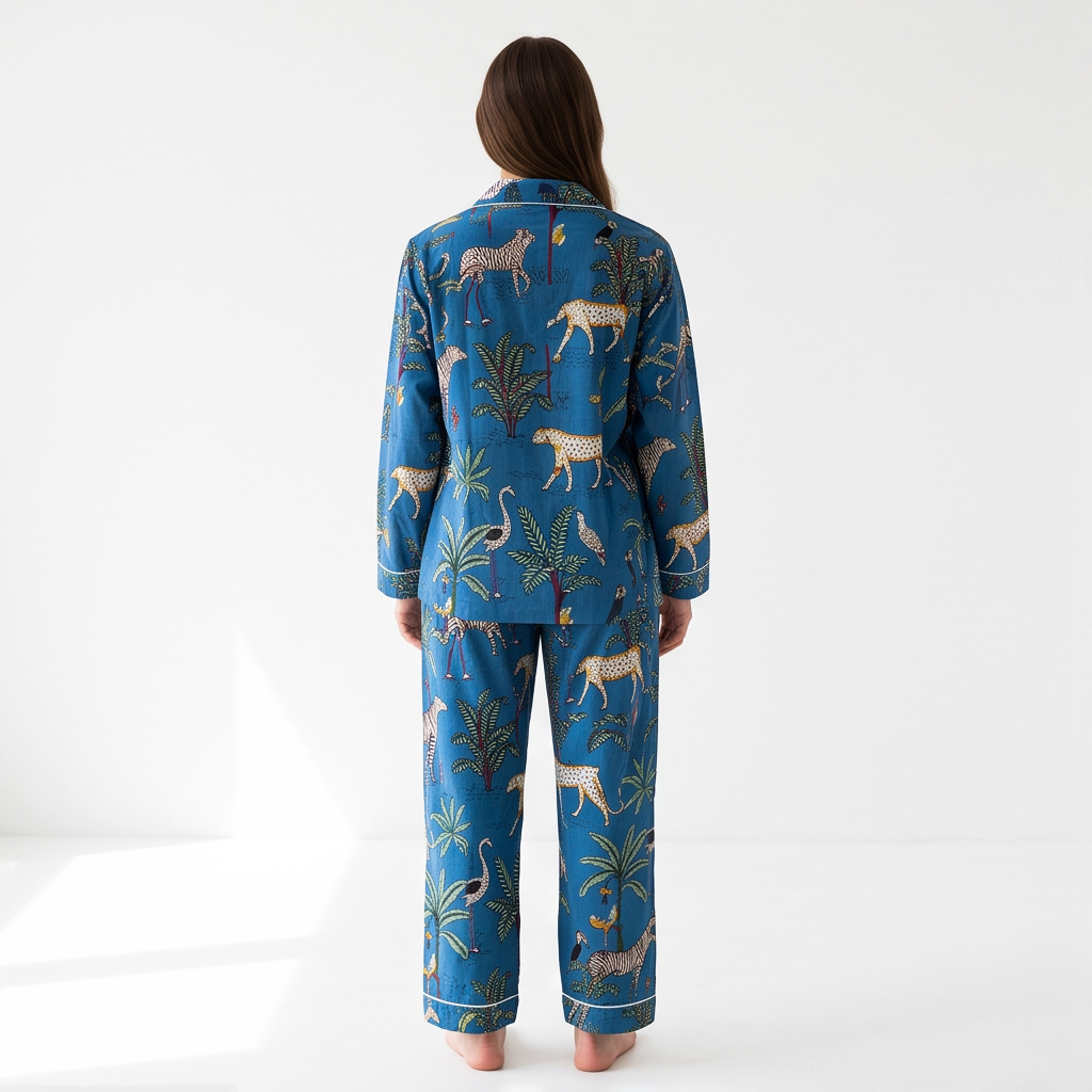 Ladies Printed Cotton Night Dress