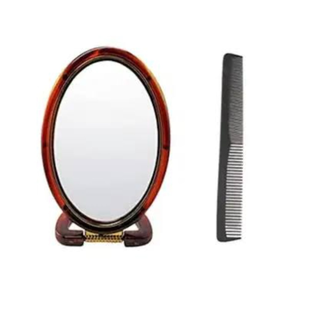 Double Both Sides Round Beauty Makeup Stand Mirror For Bathroom/Dressing Table/Shaving/Parlours & Salon 3 Sizes Are Available Small,Medium,Large