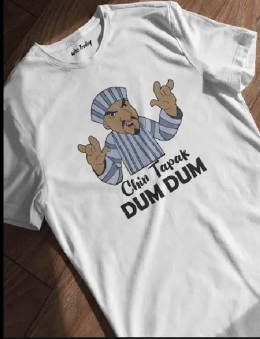 chin tapak dum dum printed shirts for mens&womens