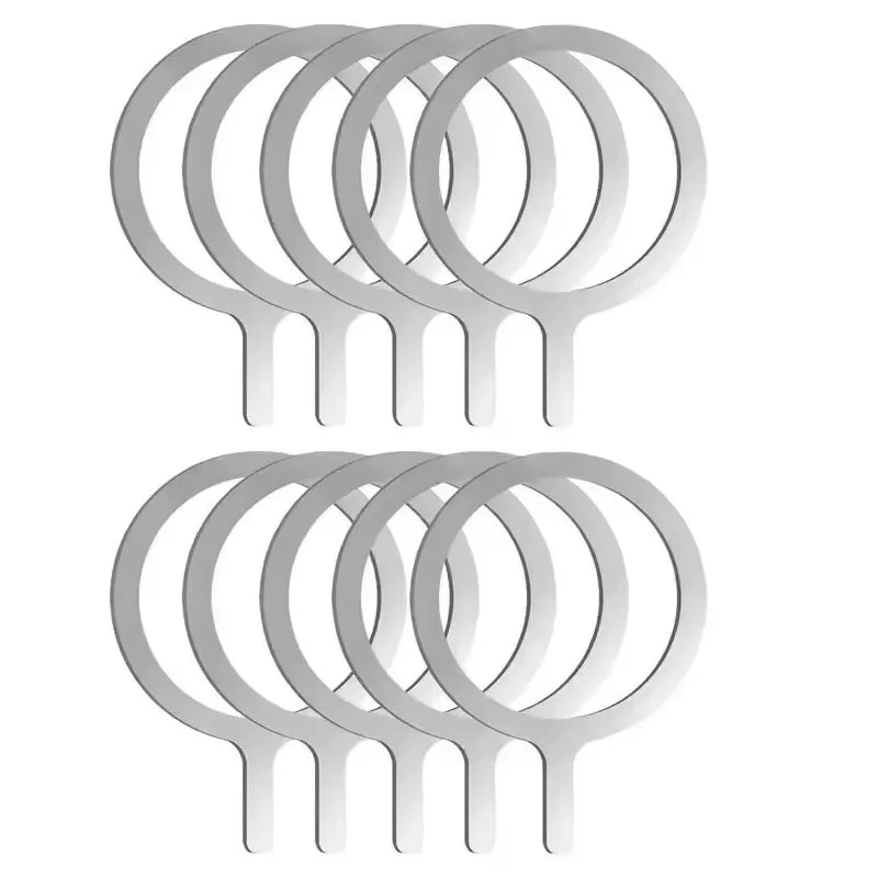 Stainless Steel Universal Magnetic Metal Plate Ring For Magsafe Wireless Charger Iron Sheet Sticker Magnet Car Phone Holder