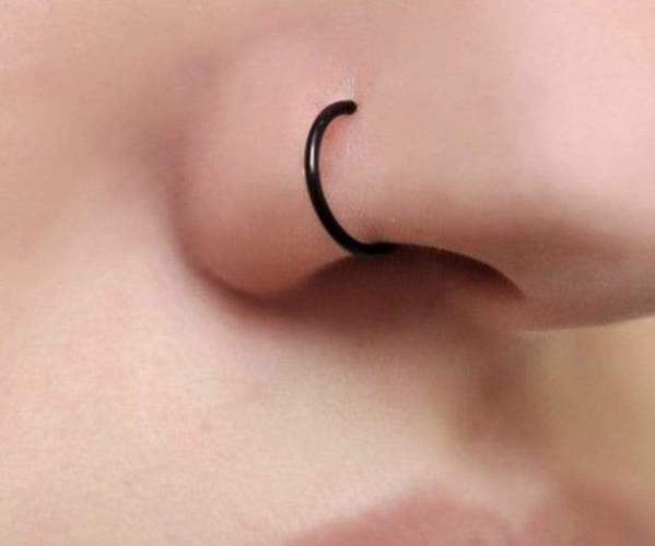 24 Pieces Black Nose Ring Jewelry 8mm Set For Women Girls Piercing And Non Piercing Light Weight Comfortable Durable Nose Pin Jewelry Collection Plain Nose Ring Jewelrys Stylish Everyday Use Nose Accessories Modern Stylish Design Value Pack