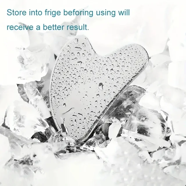 Premium Stainless Steel Gua Sha Tool – Facial Lifting & Skin Rejuvenation Scraper for Spa & Home Use
