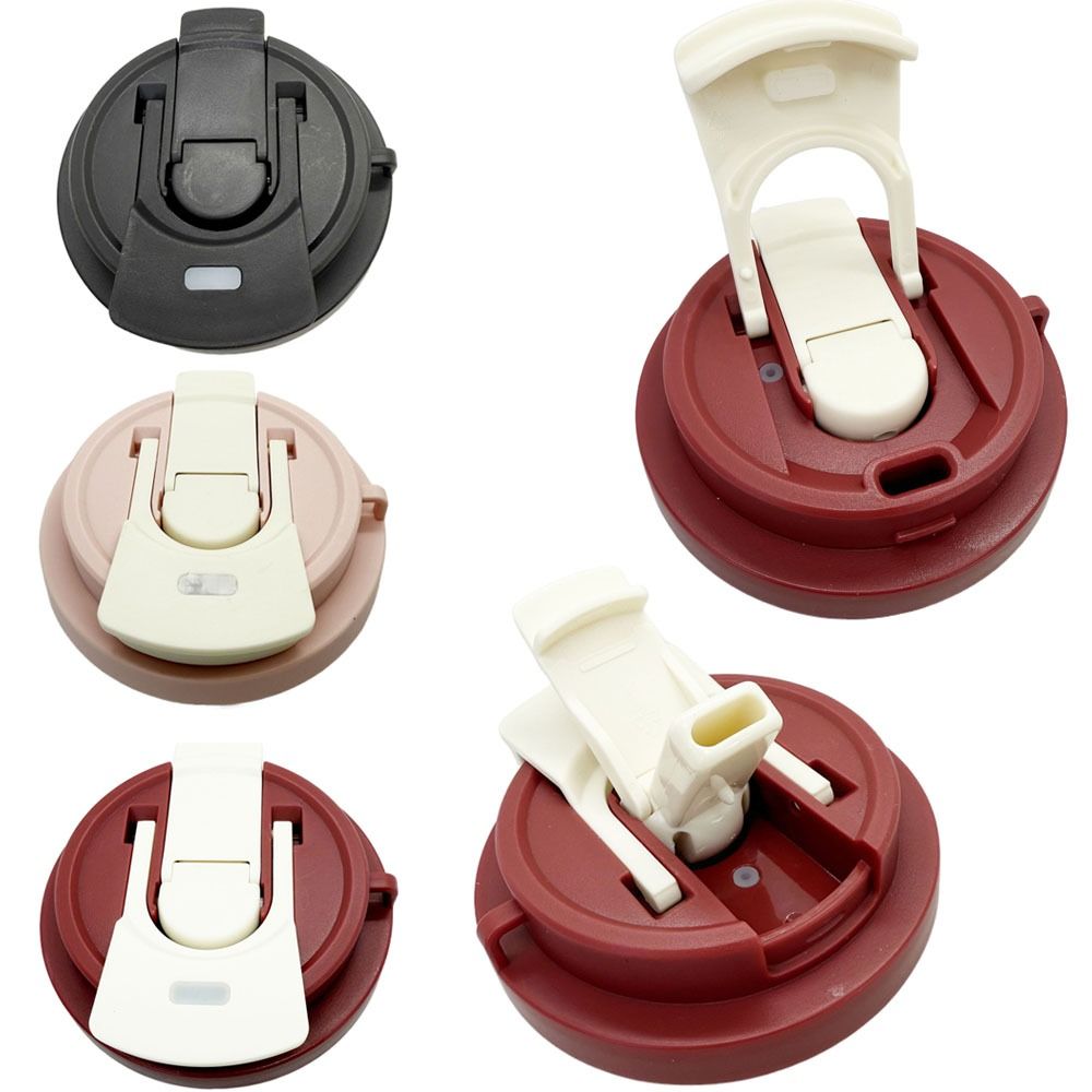 Plastic Straw Flip Lid Cap Leak Proof Ring Sealed Replace Cup Lid Wide Mouth Water Bottle Cover Sport Bottle Accessories