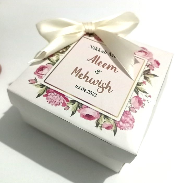 Nikkah bid boxes Nikkah box Customized Wedding boxes 25 pcs
