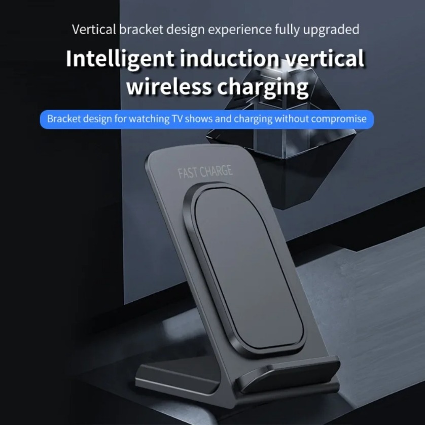 30W Phone Holder Dock Wireless Charger Stand For iPhone 16 15 14 13 12 Pro Max  S25  Fast Charging Station