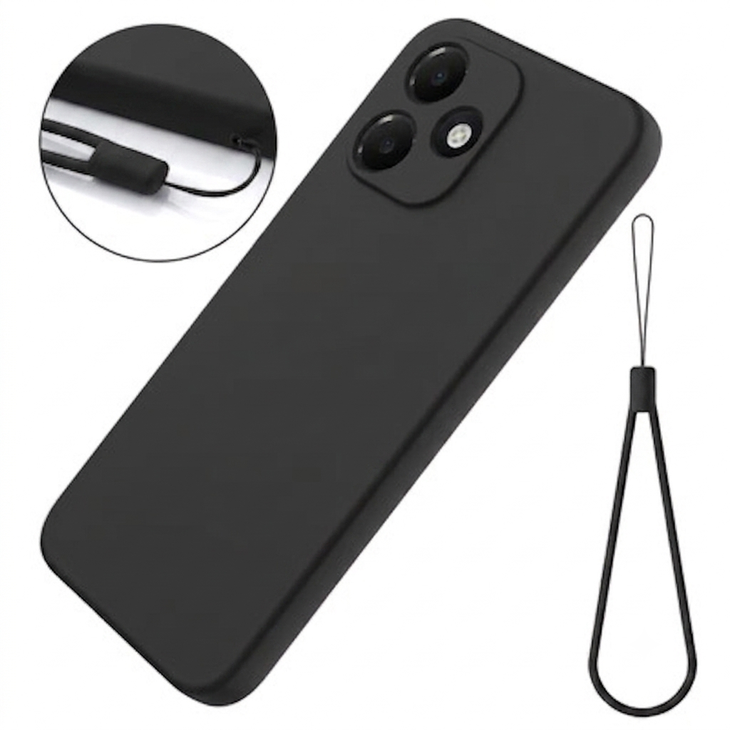 Oppo A6c 4G Cover Soft Design, Shockproof Soft Silicone Case with Drop Resistance Black TPU Back Cover Case with Camera Protection Bumper Camera Protective Mobile Back Cover