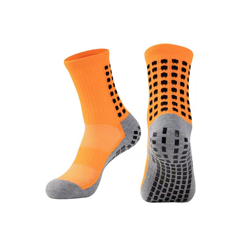 Anti-slip Football Socks Non-slip Soccer Basketball Tennis Outdoor Sport Socks Grip Cycling Riding Men Socks