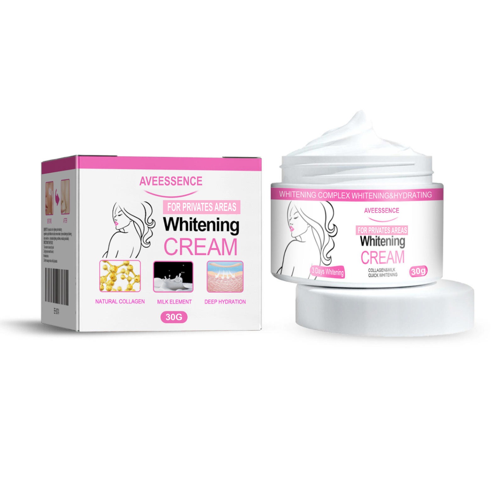 Aveessence Advanced Skin Brightening Cream - Radiance Boosting Formula for Whitening & Radiance, Suitable for Sensitive/Dry/Combination Skin, 7-Day Best Results