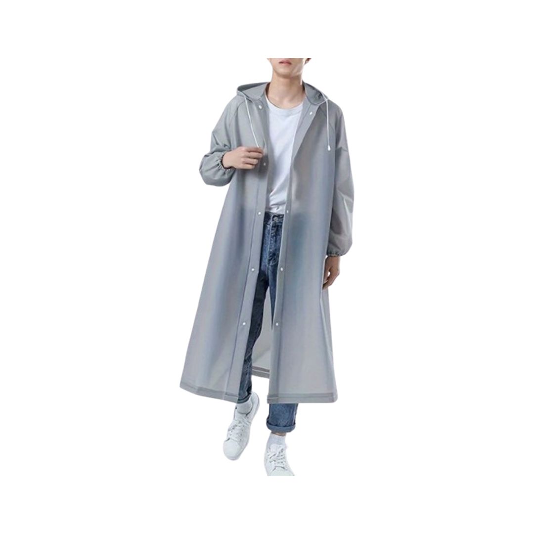 Waterproof EVA Rain Coat for Men and Women - Blue, White, Yellow, Pink, Free Size