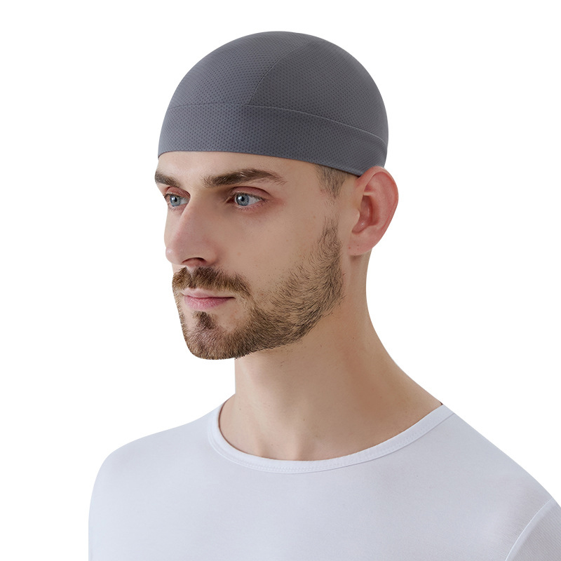 Breathable Mesh Cycling Skull Cap Helmet Liner Quick Dry UV Protection Cooling Beanie Men Women Summer Stretchy Commuting Hat