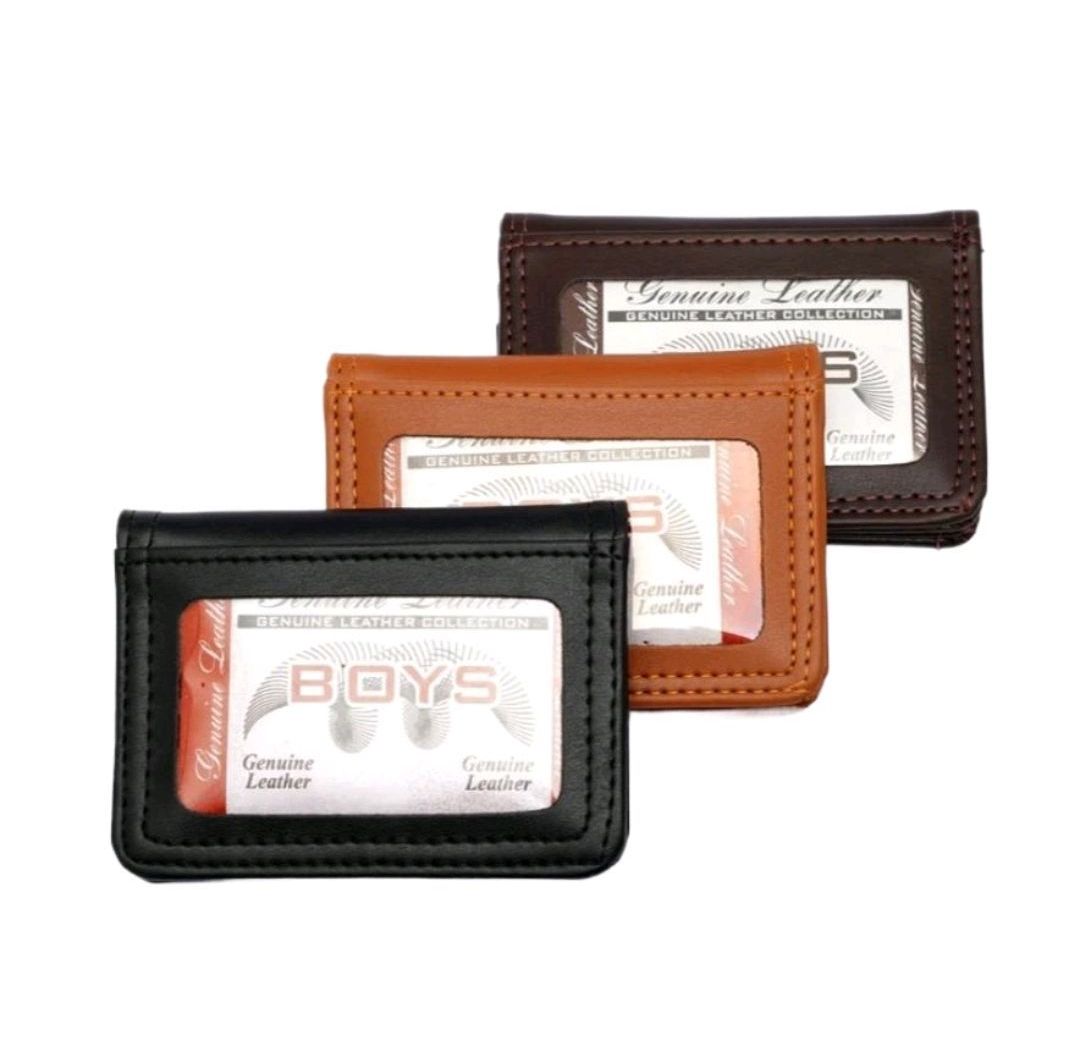 Cow Leather Wallet For Men And Boys | High Quality Slim And Stylish Wallet Or Card Holder With Transparent Window