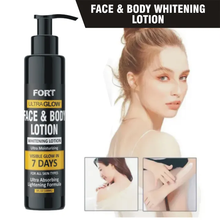 FORT Ultra Moisturizing Face & Body Whitening Lotion For All Skin Type 100ml
