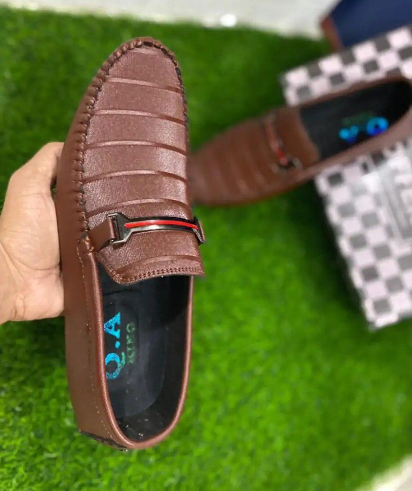loaffer for mens artificial leather tranding design