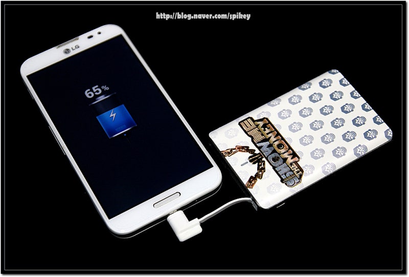 Power Bank 5000 mah Ultra Slim Card Size Pockit Mobile Power Gift Korian Quality
