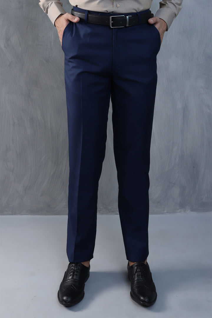 Navy Blue Dress Pant for Men Boys Office wear Formal wear pants Plain Blue Pant Daraz.pk