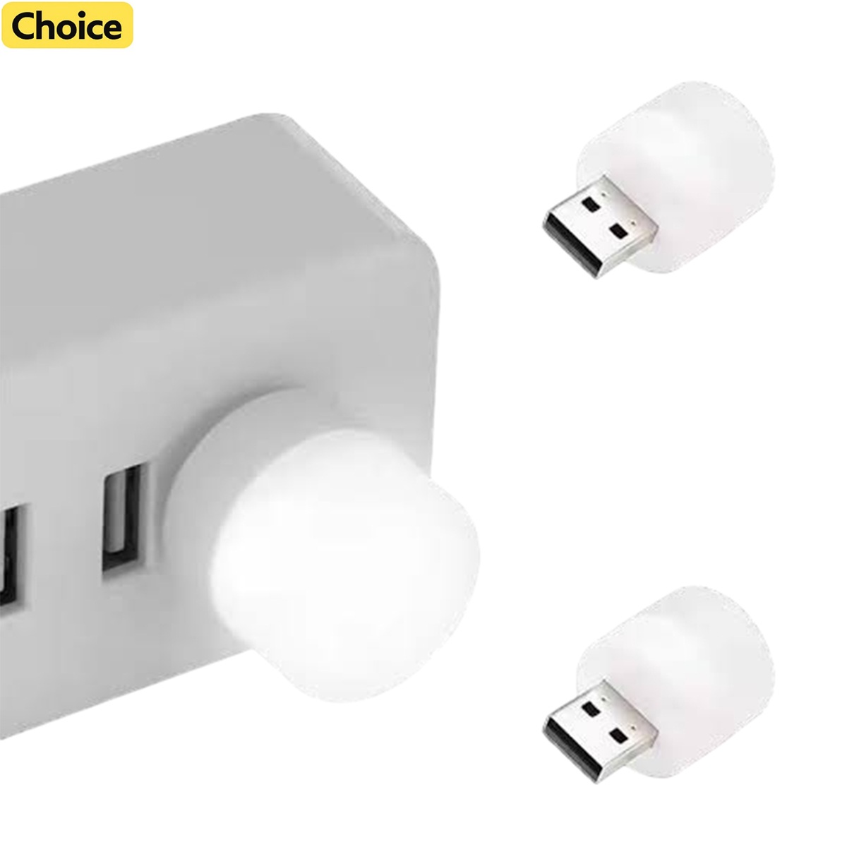USB LED Night Bulb Light Pack of 6 Electronics Accessory For Laptops, Power Banks and Mobile Chargers