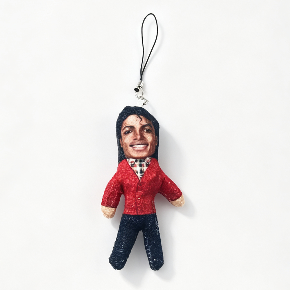 New Style Michael Jackson Cosplay Prop Doll Plush Stuffed Figure Dolls Room Decoration Abstract Joint Mobility Props 