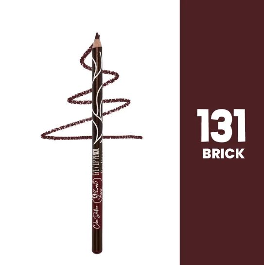 Sweet Face Lip Liner Pencil - Chocolate Bar (Brown) | Waterproof, Matte, Long Lasting Lip Contour Pencil