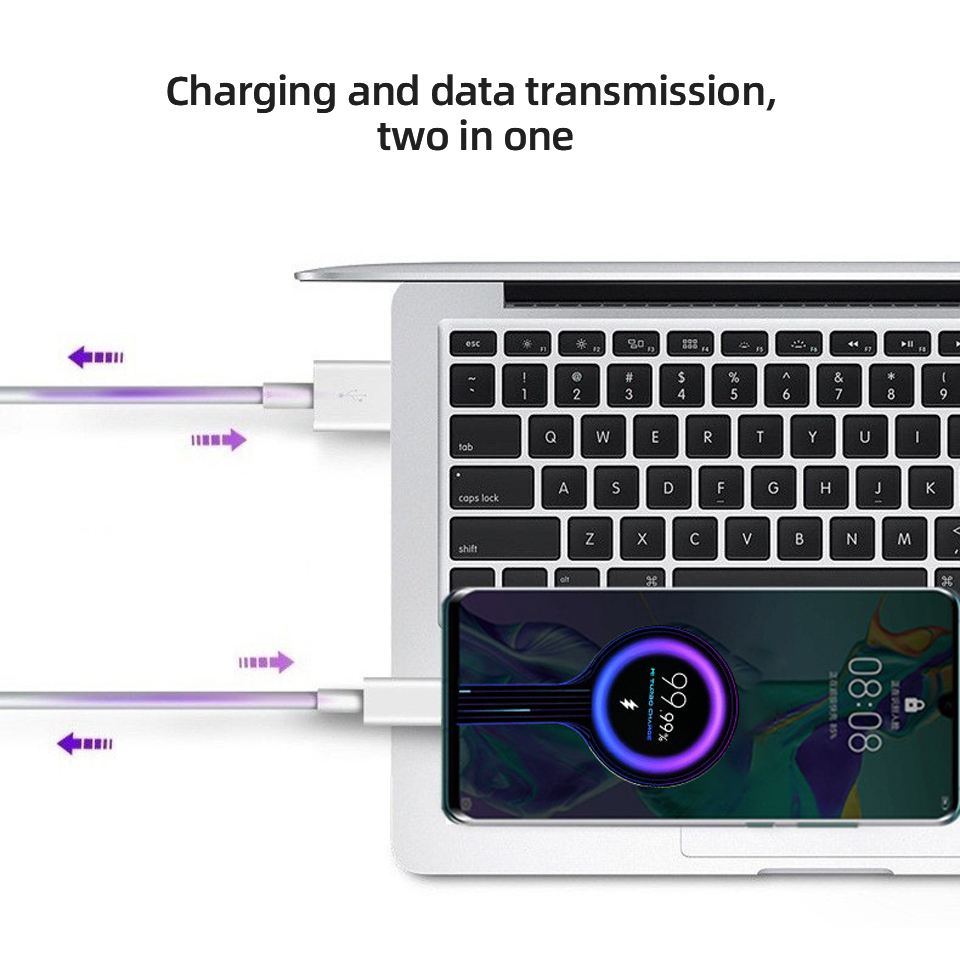 Turbo Charge 6A 33W Type-C Cable – Fast Charging USB-C Data Cable