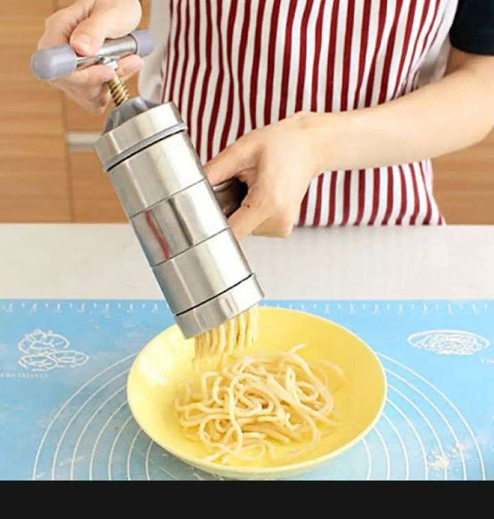 Noodle Press For Household Kitchens Manual Noodle Making Tool Stainless  Steel Multifunctional Noodle Press Portable Simple Noodle Machine