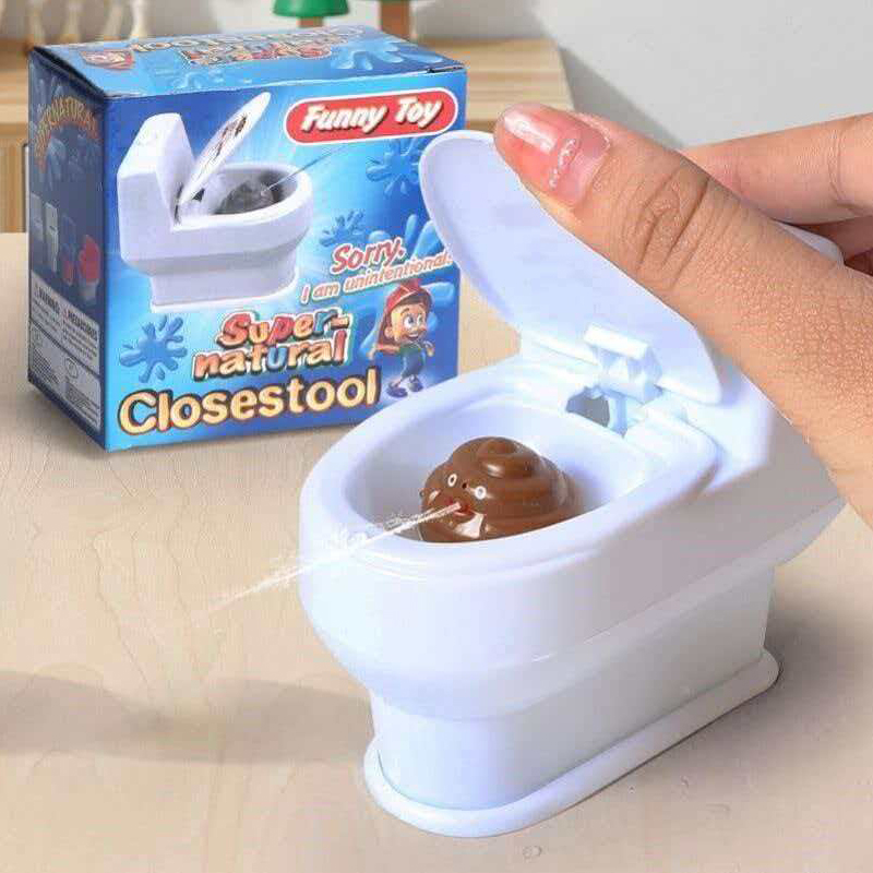 Mini Prank Squirt Spray Toilet Water Toy Gag Joke  for Kids Teens Boys Girls Adults Funny Interesting Gadgets Toys