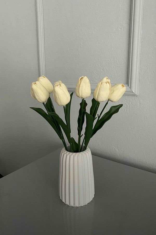 Flower vase, vase for home decor, concrete vase, handmade