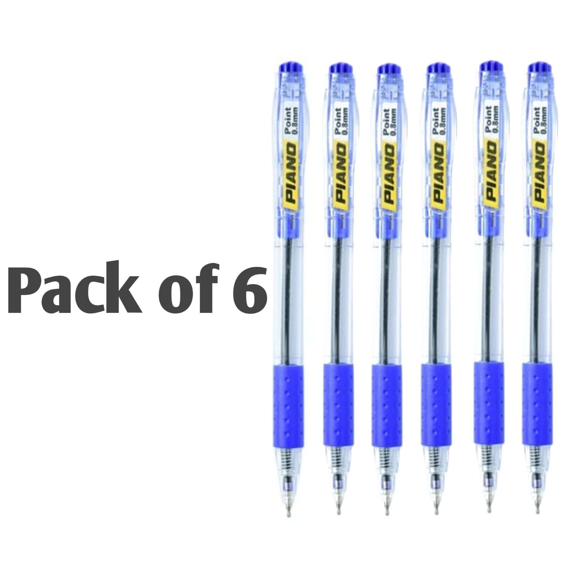 Utron 10 Pack Multicolor Pen, 6-In-1 Colored Multi Color Pen, 0.5