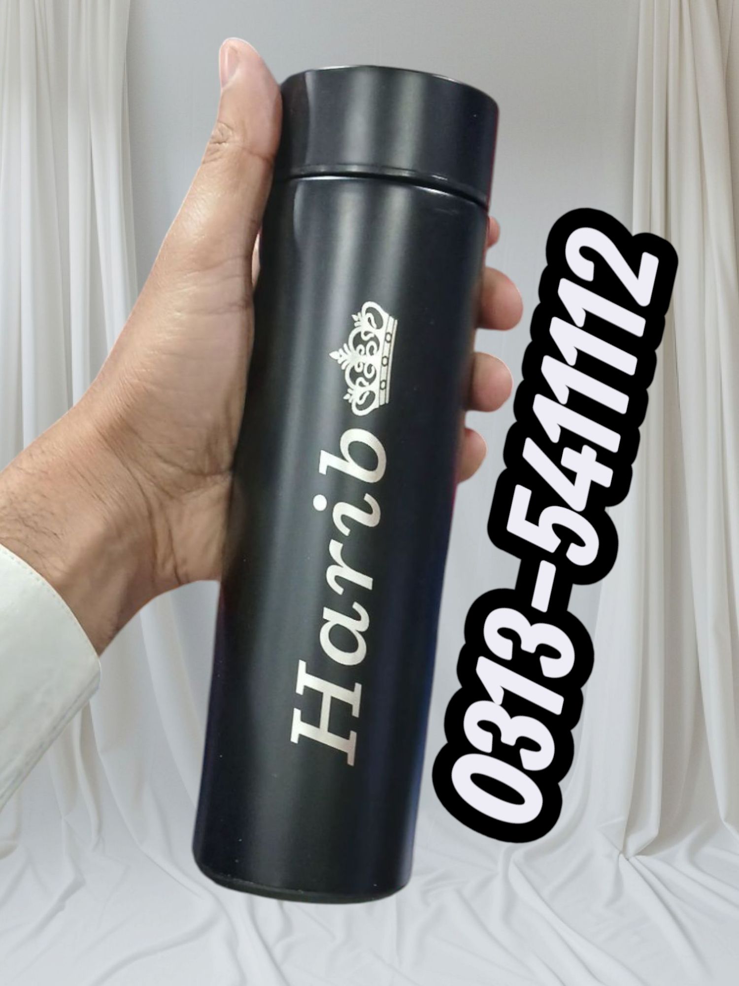Customize Bottles with Name logo Bottle with Name Printing, Customize Vacuum Thermos Flask Bottle,  Best Water Bottle, Bottle with Writing, Water Bottle for Kids, Hot and Cool Bottle, Personalised Bottle, Beautiful Tumbler Bottles, Laser Engraved Bottles