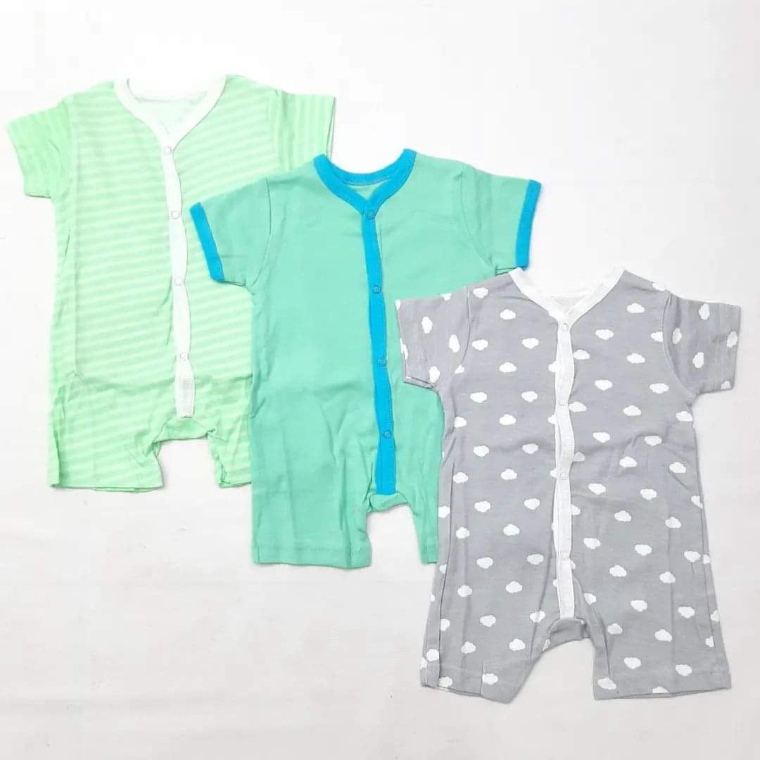 Baby rompers / body suits pack of 3 for 0-12 months