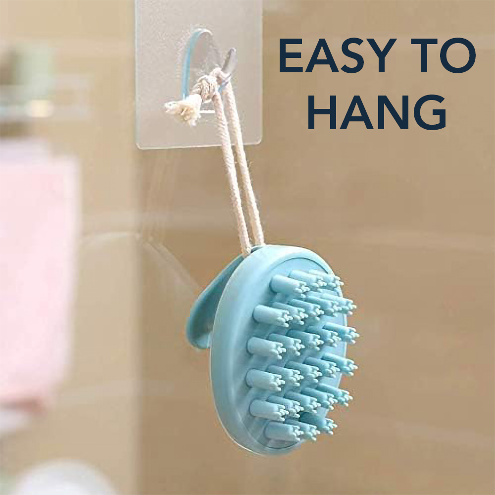Silicone Scalp Massager Shampoo Brush - photo 5
