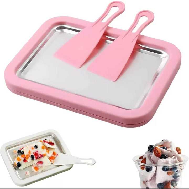 Mini Yogurt & Ice Cream Maker | DIY Frozen Dessert Maker for Kids | No Plug Household Dessert Machine | Food Grade