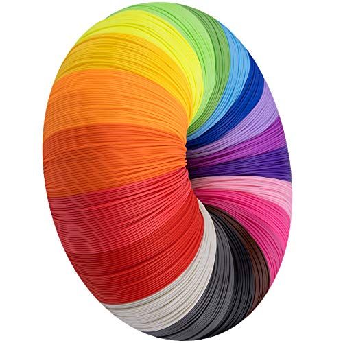 10 Colour 3d Pen Drawing PLA Refill Filament Plastic ink wire Replacement Reload Cartridge string Thread Eco-Friendly Material Flexible Draw in Air sketching cable reload printing material Creativity Variety spectrum